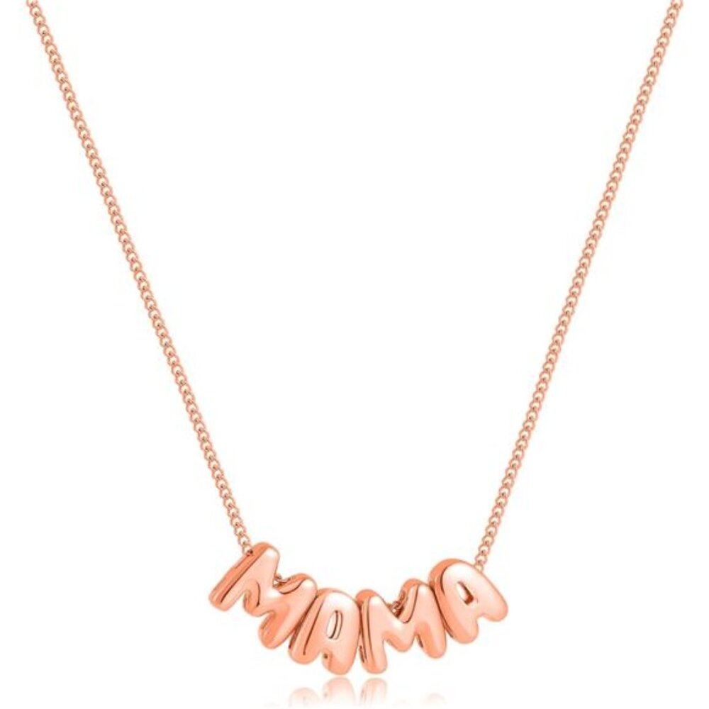 Mama Necklace | 18K Gold Plated Letter Pendant Jewelry.